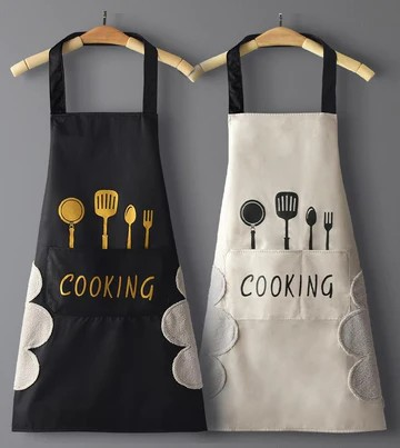 aprons, cooking food and wine, clothing and apparel, entertaining gifts