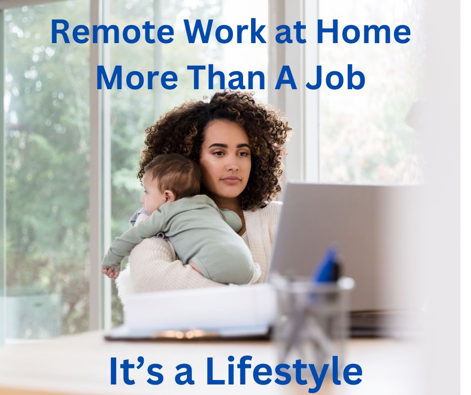 remote work-at-home jobs can find you in a rut